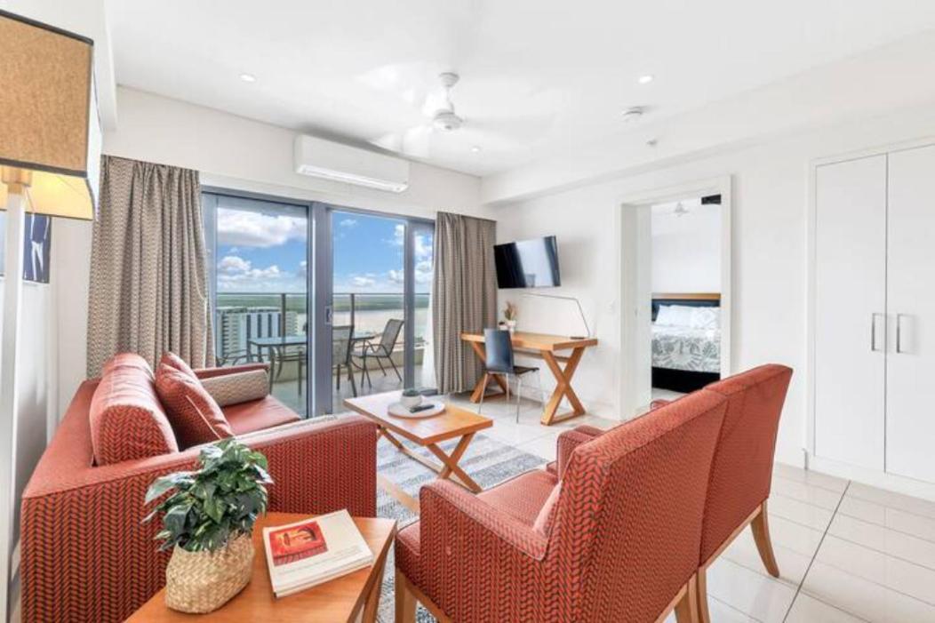 דארווין Luxury Two-Beds Harbour Views Apartment מראה חיצוני תמונה